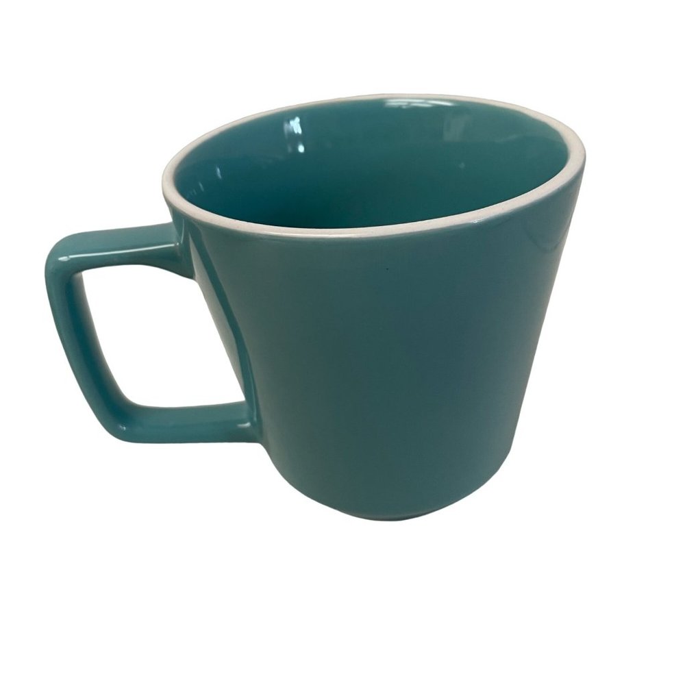 Room Essentials‎ Mug Cup Stoneware Blue Coffee Tea Cocoa 4" x 4"